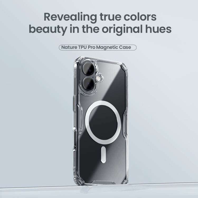 For iPhone 16 Pro Max NILLKIN Ultra Clear Magsafe PC + TPU Phone Case(Transparent) - iPhone 16 Pro Max Cases by NILLKIN | Online Shopping South Africa | PMC Jewellery | Buy Now Pay Later Mobicred