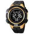 SKMEI 2078 Multifunctional Men 50M Waterproof Sports Fashion Digital Wrist Watch(Black Gold) - free shipping - PMC TechLife - Order now!