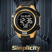 SKMEI 2078 Multifunctional Men 50M Water-resistant Sports Fashion Digital Wrist Watch(Black)