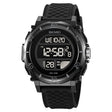 SKMEI 2099 Multifunctional Men Outdoor 50M Waterproof Luminous Digital Wrist Watch(Black) - free shipping - PMC TechLife - Order now!