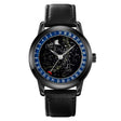SKMEI 2116 Multifunctional Men 30M Waterproof Fashion Casual Quartz Watch(Blue Leather) - free shipping - PMC TechLife - Order now!