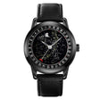 SKMEI 2116 Multifunctional Men 30M Waterproof Fashion Casual Quartz Watch(Black Leather) - free shipping - PMC TechLife - Order now!