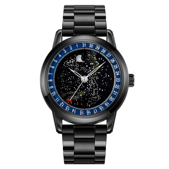 SKMEI 2116 Multifunctional Men 30M Water-resistant Fashion Casual Quartz Watch(Blue Steel)