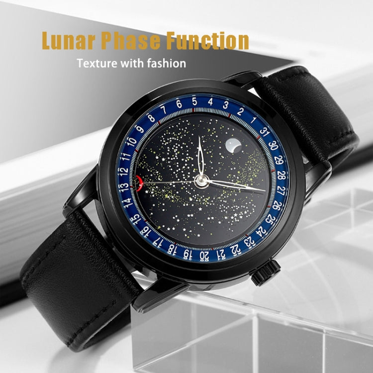 SKMEI 2116 Multifunctional Men 30M Water-resistant Fashion Casual Quartz Watch(Black Steel)