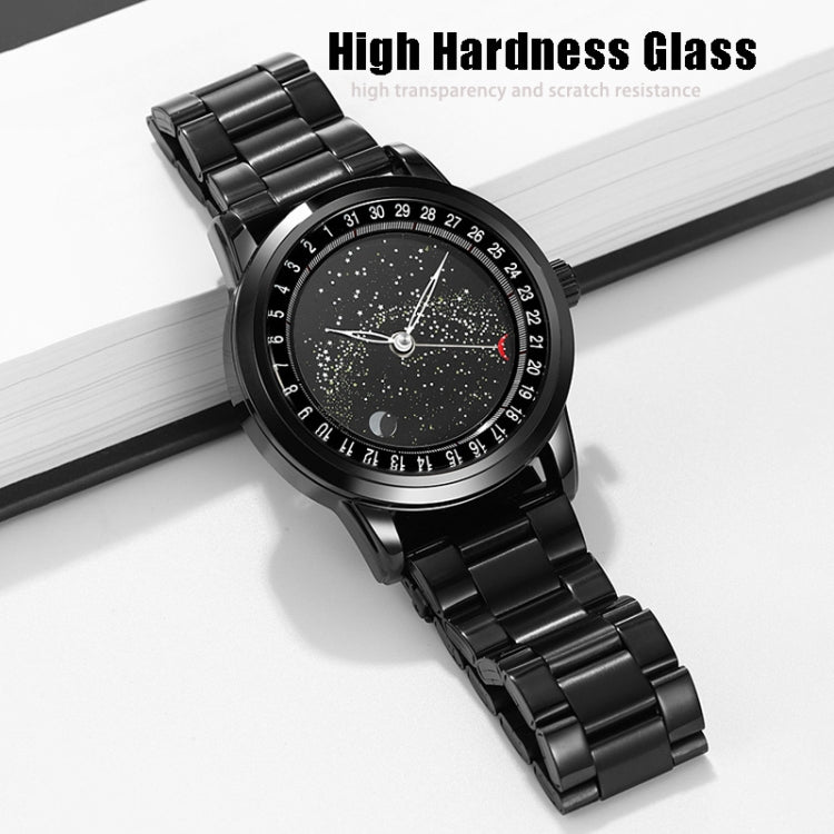 SKMEI 2116 Multifunctional Men 30M Water-resistant Fashion Casual Quartz Watch(Black Steel)