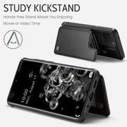 For Samsung Galaxy S20 Ultra CaseMe C22 Card Slots Holder RFID Anti-theft Phone Case(Black)
