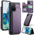 For Samsung Galaxy S20 CaseMe C22 Card Slots Holder RFID Anti-theft Phone Case(Purple) - free shipping - PMC Jewellery - Order now!