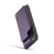 For Samsung Galaxy S20 CaseMe C22 Card Slots Holder RFID Anti-theft Phone Case(Purple)