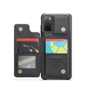 For Samsung Galaxy S20 CaseMe C22 Card Slots Holder RFID Anti-theft Phone Case(Black)