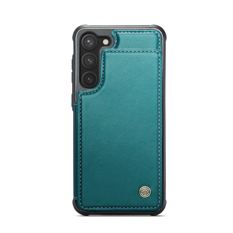 For Samsung Galaxy S23 5G CaseMe C22 Card Slots Holder RFID Anti-theft Phone Case(Blue Green) - free shipping - PMC Jewellery - Order now!