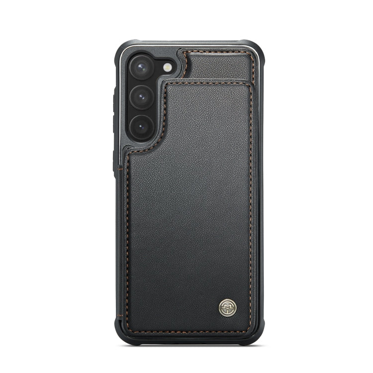 For Samsung Galaxy S23 5G CaseMe C22 Card Slots Holder RFID Anti-theft Phone Case(Black)