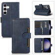 For Samsung Galaxy S24 5G Wristband Card Slot Leather Phone Case(Blue) - free shipping - PMC Jewellery - Order now!