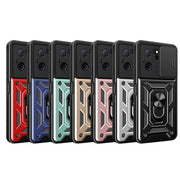 For Xiaomi Redmi K60 Ultra 5G Sliding Camera Cover Design TPU Hybrid PC Phone Case(Black)