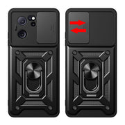 For Xiaomi Redmi K60 Ultra 5G Sliding Camera Cover Design TPU Hybrid PC Phone Case(Red)