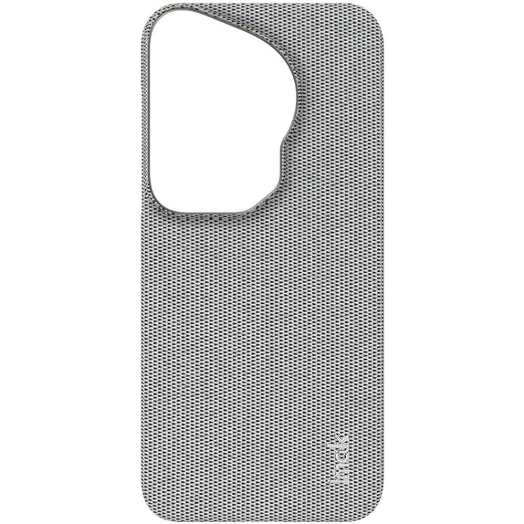 For Huawei Pura 70 Ultra imak Ruiyi Series Cloth Texture PU + PC Phone Case(Light Grey)