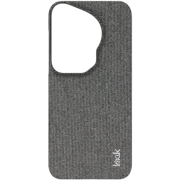 For Huawei Pura 70 Ultra imak Ruiyi Series Cloth Texture PU + PC Phone Case(Dark Grey)
