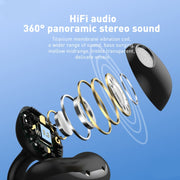 Hileo Hi82 TWS Wireless Bluetooth In-ear Sports Noise Reduction Earphone(Black)