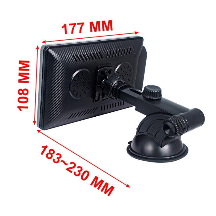 X70-1 Car 7 inch IPS Portable Smart Screen Wireless Screen Projection Carplay Android Auto(Black) - Car Monitor by PMC TechLife | Online Shopping South Africa | PMC TechLife | Buy Now Pay Later Mobicred