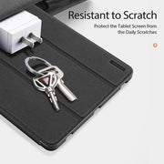 For Samsung Galaxy Tab S10+ DUX DUCIS Domo Series Magnetic Flip Leather Tablet Case(Black)