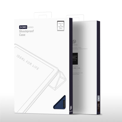 For Samsung Galaxy Tab S10 Ultra DUX DUCIS Domo Series Magnetic Flip Leather Tablet Case(Blue) - free shipping - PMC Jewellery - Order now!