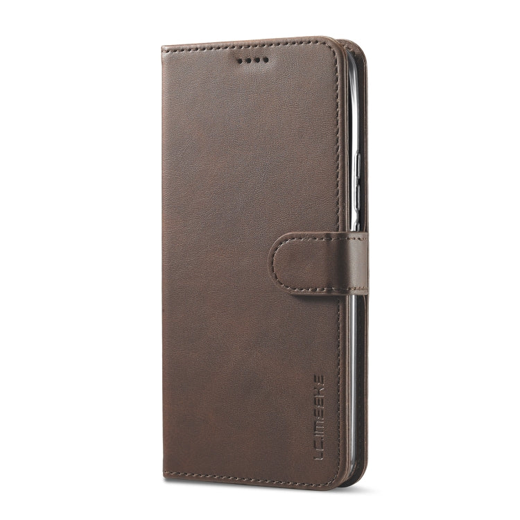 For Realme C33 2022 / C33 2023 LC.IMEEKE Calf Texture Horizontal Flip Leather Case(Brown) - Realme Cases by LC.IMEEKE | Online Shopping South Africa | PMC TechLife | Buy Now Pay Later Mobicred