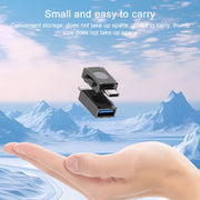 USB to 8 Pin Multifunction Travel Case Shape Apapter(Silver)