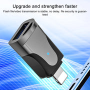USB to 8 Pin Multifunction OTG Apapter(Light Gold)
