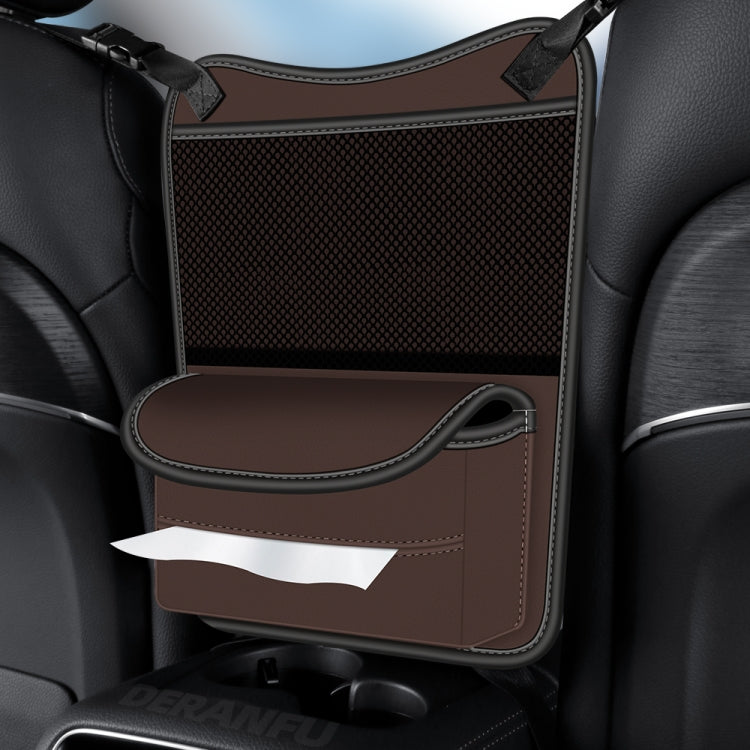 3054 Napa Texture Leather Car Center Console Storage Bag(Brown) - Stowing Tidying by PMC TechLife | Online Shopping South Africa | PMC TechLife | Buy Now Pay Later Mobicred