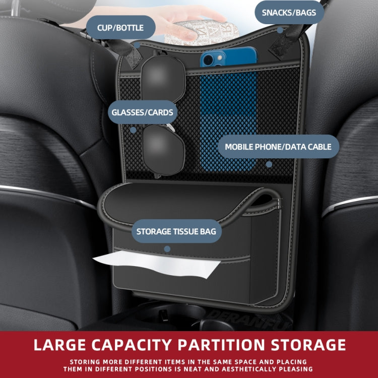 3054 Napa Texture Leather Car Center Console Storage Bag(Black) - Stowing Tidying by PMC TechLife | Online Shopping South Africa | PMC TechLife | Buy Now Pay Later Mobicred