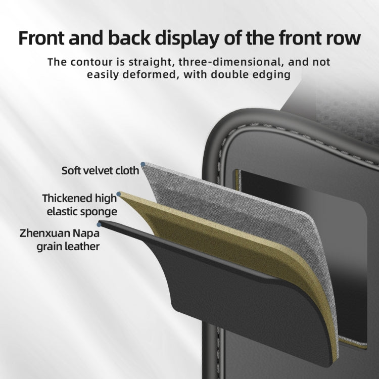 3054 Napa Texture Leather Car Center Console Storage Bag(Olive Green) - Stowing Tidying by PMC TechLife | Online Shopping South Africa | PMC TechLife | Buy Now Pay Later Mobicred