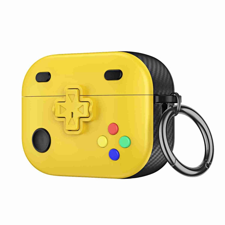 For AirPods 3 Game Console Shape Wireless Earphones Protective Case(Yellow) - For AirPods 3 by PMC Jewellery | Online Shopping South Africa | PMC Jewellery | Buy Now Pay Later Mobicred