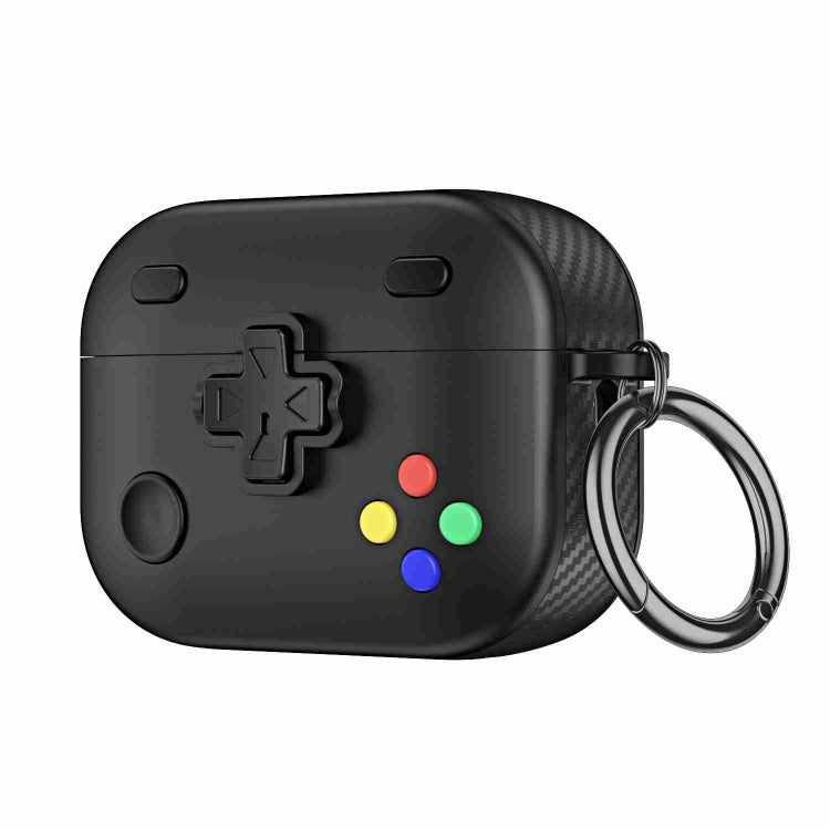 For AirPods 3 Game Console Shape Wireless Earphones Protective Case(Black) - For AirPods 3 by PMC Jewellery | Online Shopping South Africa | PMC Jewellery | Buy Now Pay Later Mobicred