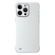 For iPhone 14 Pro Frameless Metallic Paint Hybrid PC Phone Case(Space Silver) - iPhone 14 Pro Cases by PMC TechLife | Online Shopping South Africa | PMC TechLife | Buy Now Pay Later Mobicred