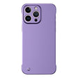 For iPhone 12 Pro Frameless Metallic Paint Hybrid PC Phone Case(Deep Purple) - iPhone 12 / 12 Pro Cases by PMC TechLife | Online Shopping South Africa | PMC TechLife | Buy Now Pay Later Mobicred