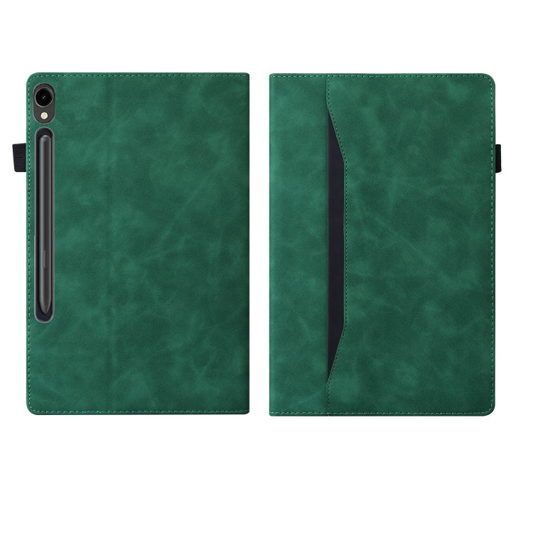 For Samsung Galaxy Tab S9 Ultra /S8 Ultra Splicing Shockproof Leather Tablet Case(Green) - free shipping - PMC Jewellery - Order now!