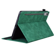 For Lenovo Xiaoxin Pad Pro 12.7 Splicing Shockproof Leather Tablet Case(Green)