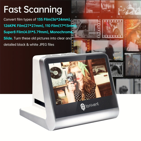 Tonivent TON170 22 Mega Pixels 5 inch HD Screen Film Scanner(AU Plug)