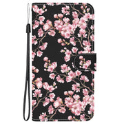 For Google Pixel 9 Crystal Texture Colored Drawing Leather Phone Case(Plum Bossom)