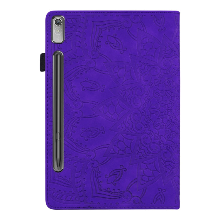 For Lenovo Tab P12 12.7 Calf Texture Embossed Leather Tablet Case(Purple) - free shipping - PMC TechLife - Order now!