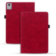 For Lenovo Tab M11 / Xiaoxin Pad 11 2024 Calf Texture Embossed Leather Tablet Case(Red) - Lenovo by PMC Jewellery | Online Shopping South Africa | PMC Jewellery | Buy Now Pay Later Mobicred