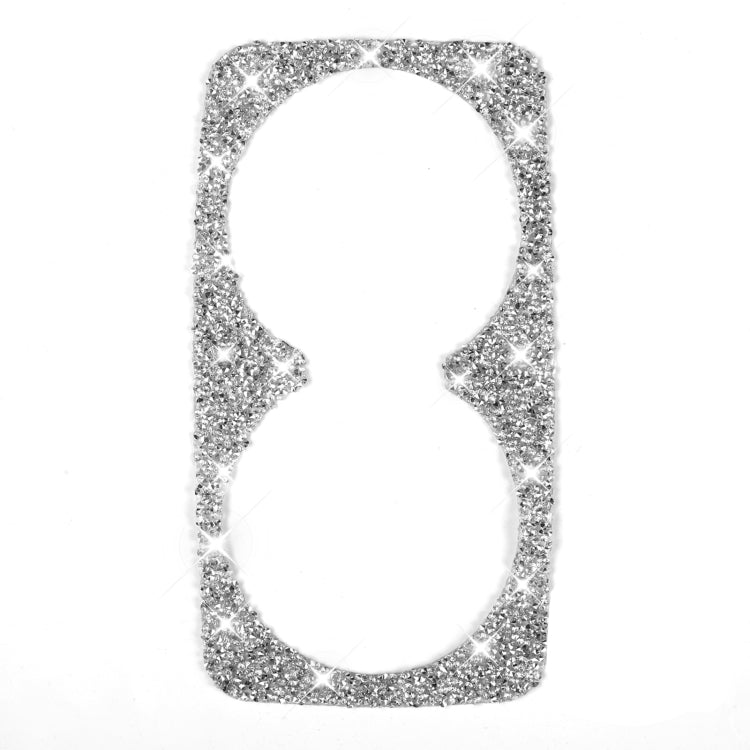 For Ford Mustang Mach E 2021 Car Rear Seat Cup Holder Frame Diamond Decorative Sticker - Car Interior Mouldings by PMC TechLife | Online Shopping South Africa | PMC TechLife | Buy Now Pay Later Mobicred