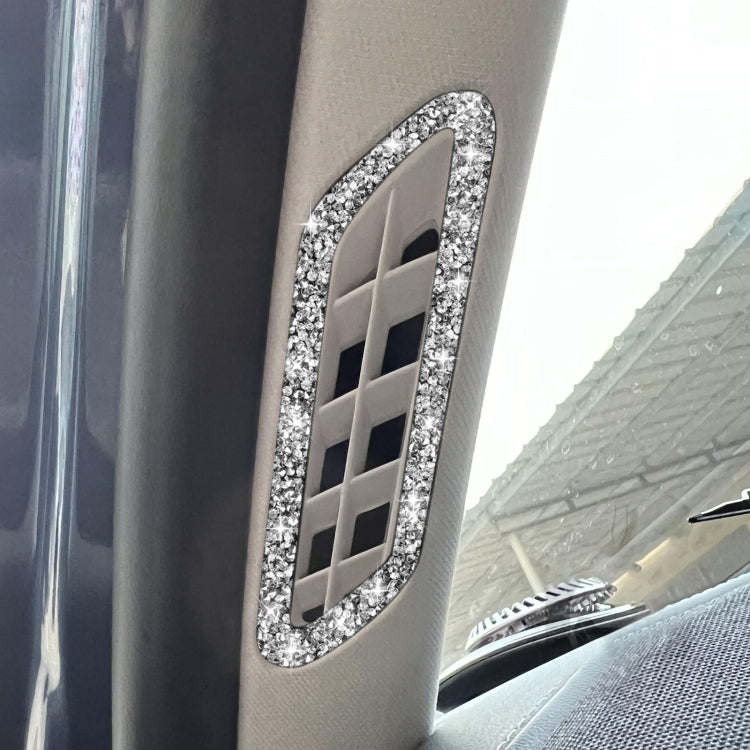 For Ford Mustang Mach E 2021 Car Door Pillar Air Outlet Diamond Decorative Sticker - Car Interior Mouldings by PMC TechLife | Online Shopping South Africa | PMC TechLife | Buy Now Pay Later Mobicred