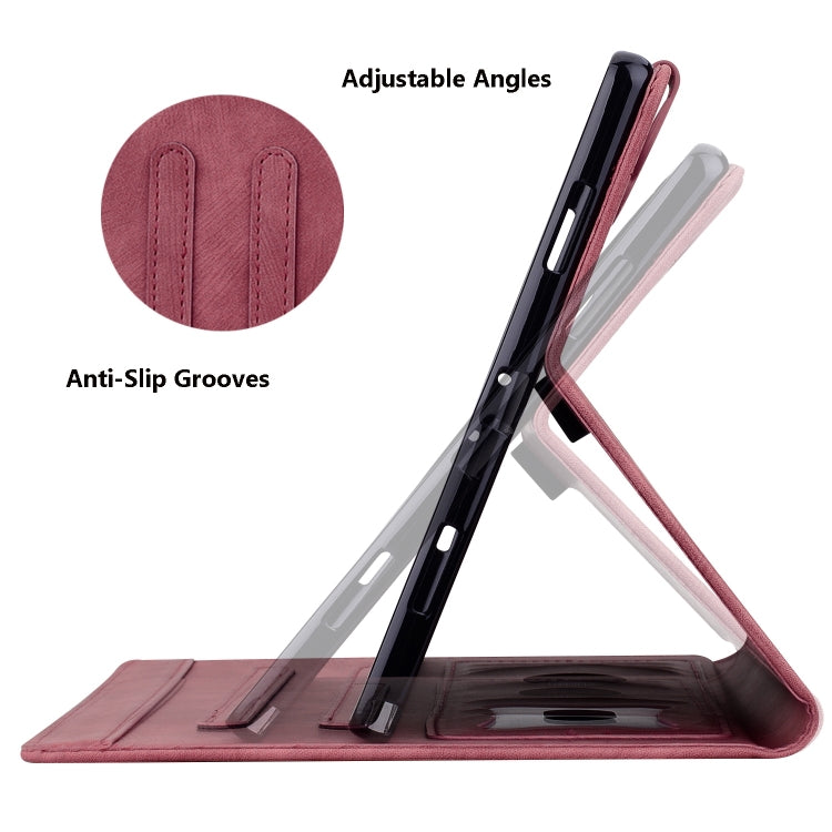 For Lenovo Xiaoxin Pad Pro 2022 / P11 Pro 2 Cartoon Sakura Cat Embossed Leather Tablet Case(Red) - Lenovo by PMC TechLife | Online Shopping South Africa | PMC TechLife | Buy Now Pay Later Mobicred