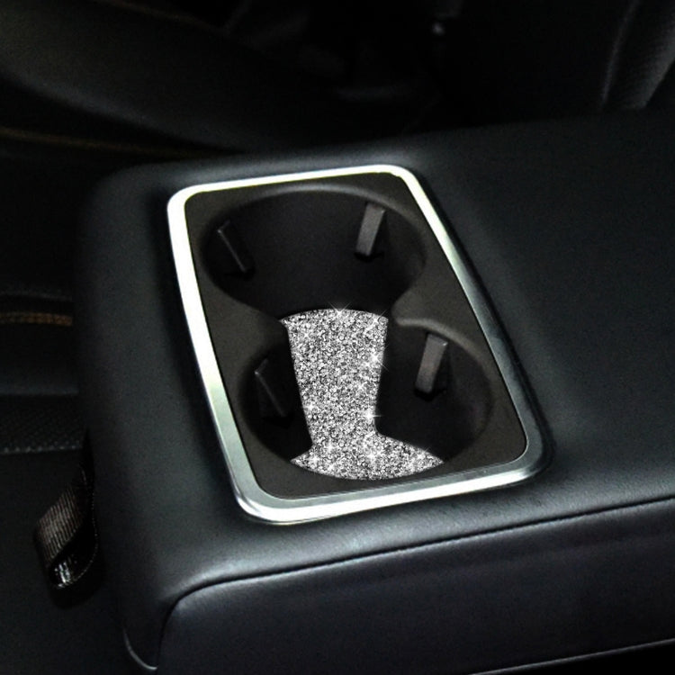 For Ford Mustang Mach E 2021 Car Small Cup Base Diamond Decorative Sticker - Car Interior Mouldings by PMC TechLife | Online Shopping South Africa | PMC TechLife | Buy Now Pay Later Mobicred