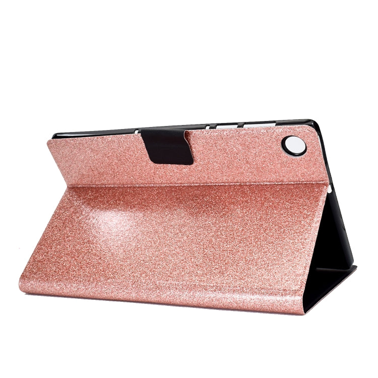 For Samsung Galaxy Tab A9 Glitter Powder Leather Tablet Case(Rose Gold) - free shipping - PMC TechLife - Order now!