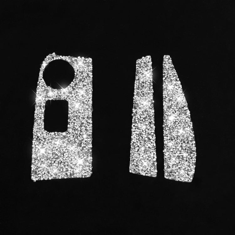 For Chevrolet Corvette C7 2014-2019 3 in 1 Car Navigate Panel Diamond Decorative Sticker, Left Drive - Car Interior Mouldings by PMC TechLife | Online Shopping South Africa | PMC TechLife | Buy Now Pay Later Mobicred