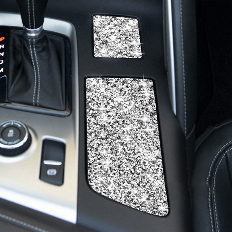 For Chevrolet Corvette C7 2014-2019 Car Cup Holder Cover Diamond Decorative Sticker, Left Drive - Car Interior Mouldings by PMC TechLife | Online Shopping South Africa | PMC TechLife | Buy Now Pay Later Mobicred