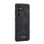 For Samsung Galaxy S23 FE CaseMe 008 Multifunctional Zipper Wallet Leather Phone Case with Lanyard(Black)