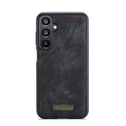 For Samsung Galaxy A15 5G CaseMe 008 Multifunctional Zipper Wallet Leather Phone Case with Lanyard(Black)