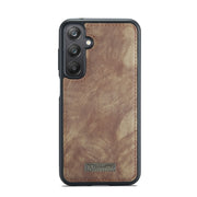 For Samsung Galaxy A25 4G CaseMe 008 Multifunctional Zipper Wallet Leather Phone Case with Lanyard(Brown)
